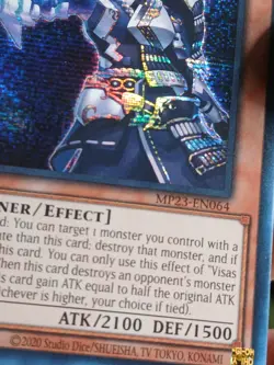 Yugioh! Visas Starfrost - MP23-EN064 - Prismatic Secret Rare - 1st Edition - Image 4