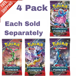 Pokemon TCG: Scarlet and Violet Temporal Forces x1 Booster Pack Sealed - Image 1