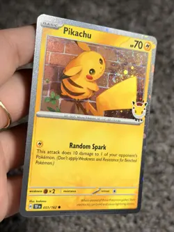 Pokemon TCG Pikachu Pokemon Day 2026 Promo SWIRL - Image 1
