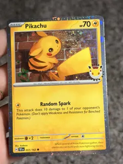 Pokemon TCG Pikachu Pokemon Day 2026 Promo SWIRL - Image 3