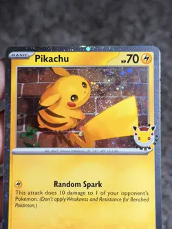 Pokemon TCG Pikachu Pokemon Day 2026 Promo SWIRL - Image 4
