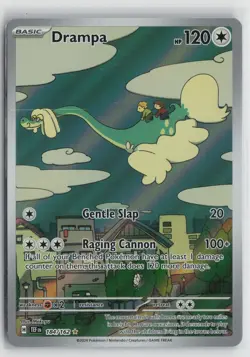Drampa 184/162 Illustration Rare Temporal Forces Pokemon NM - Image 1