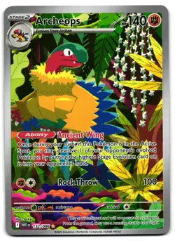 Archeops 132/086 - 🌊 White Flare Illustration Rare Pokemon TCG 🖤 - LP - Image 1