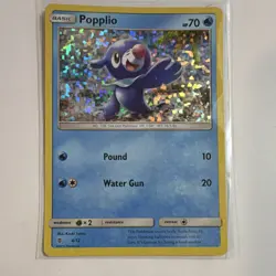 Pokemon Popplio 004/012 McDonald's 2017 Promo Holo Basic 70HP Kouki Saitou - Image 1