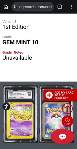 🔥💥 Kadabra 1st Edition 040/128 Pokemon Gem Mint 10 Base Expansion Pack - Image 3