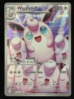 Wigglytuff 105/094 Illustration Rare (IR) Phantasmal Flames Pokemon TCG NM+ - Image 1