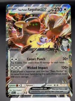 Team Rocket’s Kangaskhan ex 162/217 - Ultra Rare - Ascended Heroes Pokemon MINT - Image 1