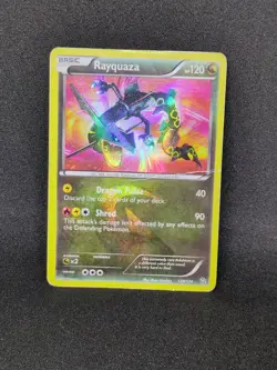 Pokemon Rayquaza Shiny Secret Rare 128/124 Dragons Exalted Black & White - Image 1