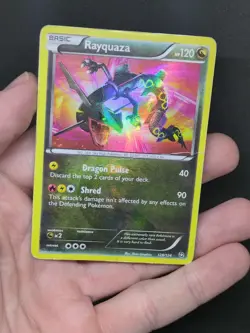 Pokemon Rayquaza Shiny Secret Rare 128/124 Dragons Exalted Black & White - Image 4