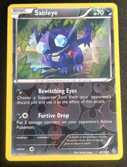 Pokemon Ancient Origins - Sableye 44/98 - Reverse Holo - Image 1