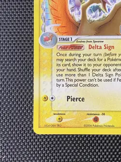 Fearow 18/100 Reverse Holo Rare *STAMPED* Crystal Guardians Pokemon 2006 LP/NM - Image 5