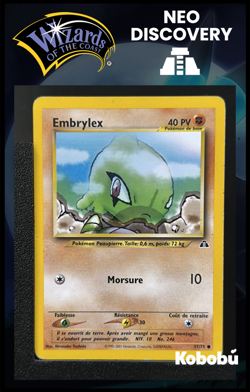Carte Pokemon Embrylex 57/75 Edition 2 Ed 2 Neo Discovery Wizards FR 7 - Image 1