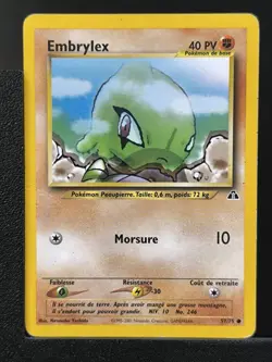 Carte Pokemon Embrylex 57/75 Edition 2 Ed 2 Neo Discovery Wizards FR 7 - Image 2