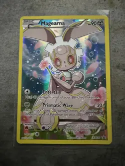2017 Pokemon TCG Magearna XY186 NM Full Art Holo Black Star Promo XY Promo - Image 1