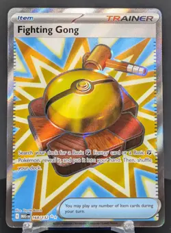 Pokemon Fighting Gong #168/132 English Mega Evolution Ultra Rare Full Art - Image 1