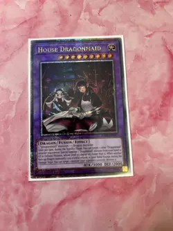 Yugioh: House Dragonmaid - Quarter Century Secret Rare - RA03-EN037 - Alt Art NM - Image 1