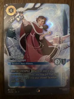 Disney Lorcana - Belle - Snowfield Strategist (Enchanted) - Winterspell (11) - Image 1