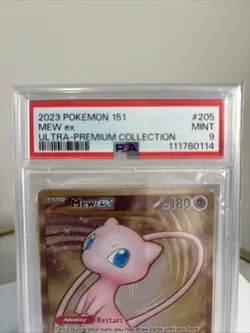 Mew ex - (151 Metal Card) 205/165 Sv: Scarlet & Violet 151 Regular PSA 9 - Image 2