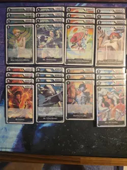 One Piece Crocodile Deck Crocodile OP14-079 Alternate Art Leader 54 Total Cards. - Image 2