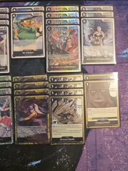 One Piece Crocodile Deck Crocodile OP14-079 Alternate Art Leader 54 Total Cards. - Image 3