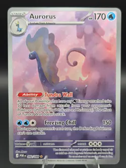 Aurorus POR 092/088 - Illustration Rare Full Art - Perfect Order Pokemon Card - Image 1