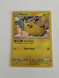 Pokemon Pikachu Promo SM157 Holo Card - Image 1