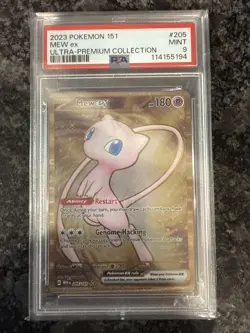 Mew ex - (151 Metal Card) 205/165 Sv: Scarlet & Violet 151 Regular - Image 1
