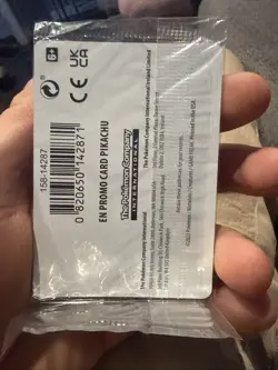 POKEMON PIKACHU 028/078 HOLO RARE POKEMON GO STORE PROMO CARD SEALED - Image 2