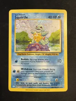 POKEMON Squirtle #001/034 Trading Card Game Classic NM - Image 1