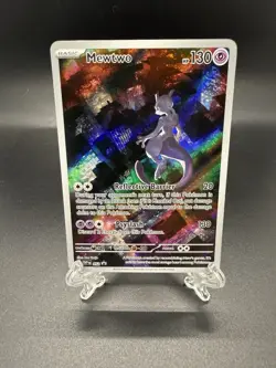 Pokemon TCG Mewtwo #52 Black Star Promo Card Scarlet & Violet 151 UPC - Image 1
