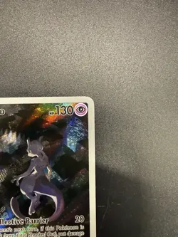 Pokemon TCG Mewtwo #52 Black Star Promo Card Scarlet & Violet 151 UPC - Image 4