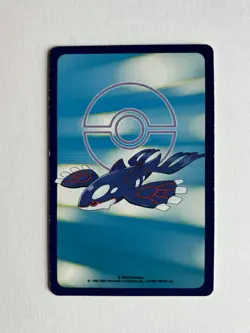Rare 2003 Pokemon Sapphire Playing Card Treecko Ace of Clubs Kyogre Back - Image 2