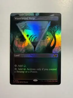 Wastewood Verge (Borderless) 374 MTG Aetherdrift Foil - Image 1