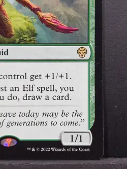 Leaf-Crowned Visionary - Dominaria United - NM - MTG - Magic: The Gathering - Image 4