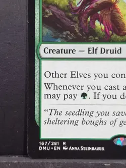 Leaf-Crowned Visionary - Dominaria United - NM - MTG - Magic: The Gathering - Image 5