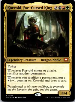Korvold, Fae-Cursed King 120 Commander: Edge of Eternities NM - Image 1