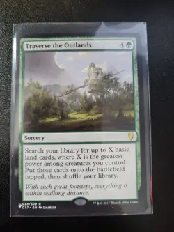 Traverse the Outlands The List Reprints Mtg Magic NM - Image 1