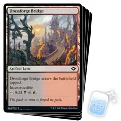 DROSSFORGE BRIDGE X4 Modern Horizons 2 Magic The Gathering MTG Land POD - Image 1