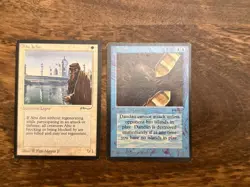 MTG Abu Ja'far & Dandan Arabian Nights Magic the Gathering (Lot of 2) HP vintage - Image 1