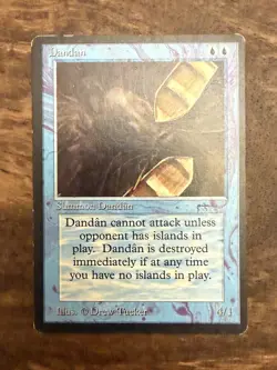 MTG Abu Ja'far & Dandan Arabian Nights Magic the Gathering (Lot of 2) HP vintage - Image 4