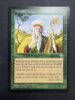Worldly Tutor 1996 Magic The Gathering - Image 1