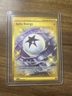 Pokemon Journey Together Spiky Energy Hyper Rare Gold Card 190/159 - Image 1