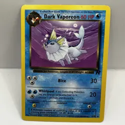 Pokemon Dark Vaporeon TCG Card 45/82 Team Rocket Series Non-Holo - Image 1