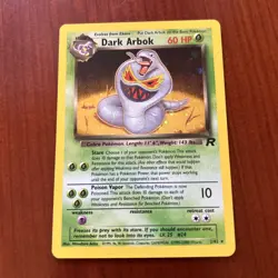 Pokemon TCG Dark Arbok Weezing Team Rocket Holo Rare 14/82 2/82 Vintage Bundle - Image 5