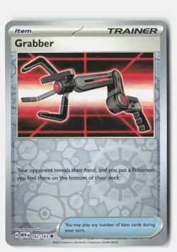 Grabber Reverse Holo 162/165 Uncommon 151 Pokemon Near Mint - Image 1
