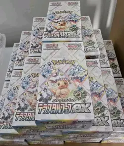 Pokemon PTCG JPN Terastal Festival EX Booster Box SV8A Shrink Wrap☑Sealed Cards - Image 1