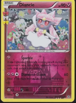 Diancie Generations Radiant Collection RC22/RC32 Pokemon Trading Card - Image 1