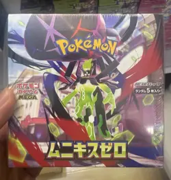 ； Pokemon Pokemon TCG Munikis Zero M3 Sealed Japanese Booster Box Trading Card - Image 1