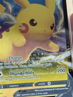 INCORRECT PRINT LAYER Pikachu V Sword & Shield Swsh061 Holo Promo CGC 9 Pokemon - Image 5