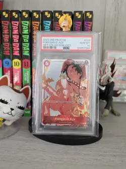 2023 One Piece Portgas D. Ace PSA 10 GEM MINT | Gift Collection Alt Art #028 - Image 1